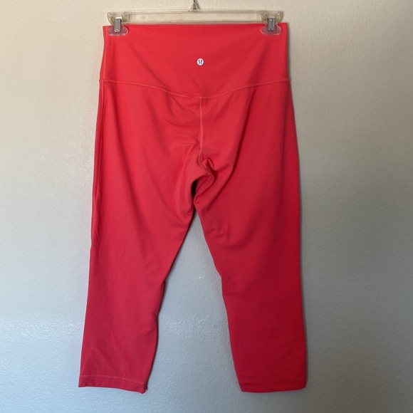 Lululemon Align leggings cropped pink Sz 12 EUC - Picture 4 of 5